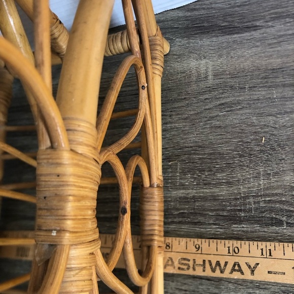 Vtg Bentwood Magazine Rack - Picture 10 of 13